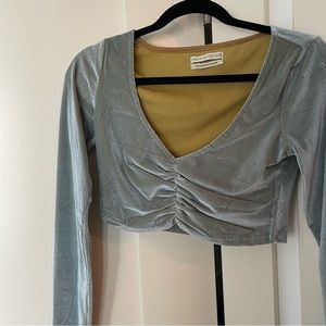 Urban Outfitters Long Sleeve Crop Top